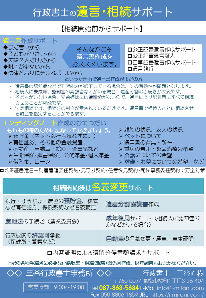 遺言相続サポート